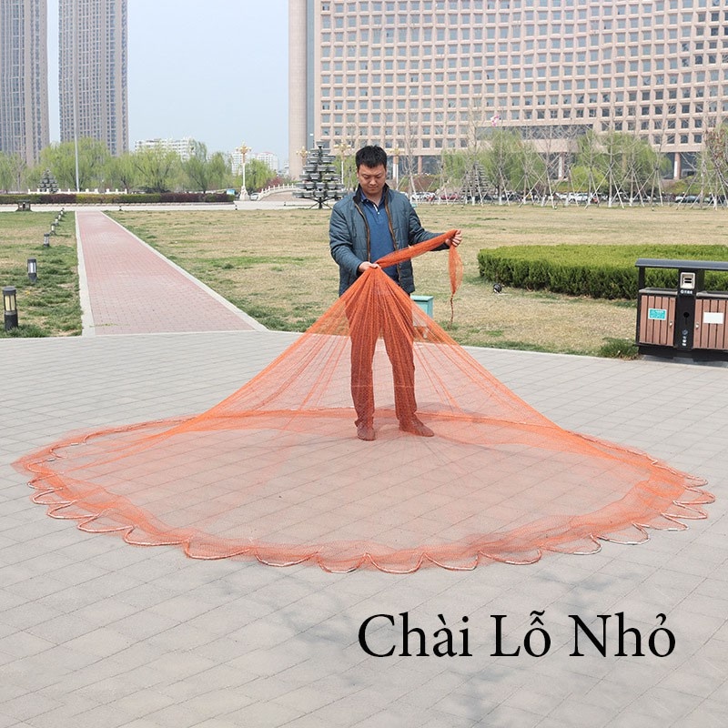 Chài dù bắt cá cao cấp mắt 2.4cm và 3.5cm bung 5m-6m-8m nặng 2.5kg - 3kg - 4kg - 5kg anam-fishing