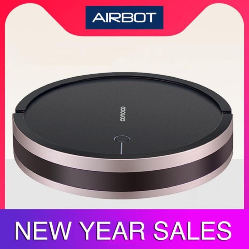 Airbot Conoco Robotic Vacuum Cleaner 2000Pa with 750mL Dust Box for 150m2 Home ( Walnut / Champagne Gold / Rose Gold ) Singapore