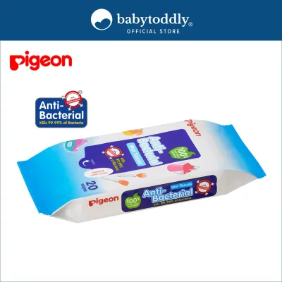 ★ Pigeon Anti-Bacterial Wet Tissue 20 Sheets / Wet Wipes