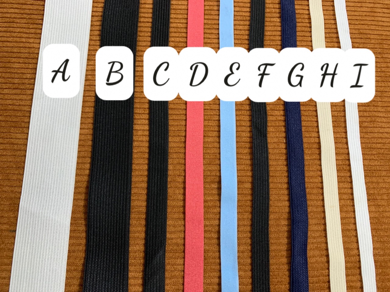 Chun quần áo chun quần áo nhiều màu thun 1 cm - 2cm - 3 cm ,chun quần bản rộng dây chun may quần áo bản 3,5cm, màu đen trắng, đàn hồi, co giãn tốt - vá - phụ kiện may vá bb