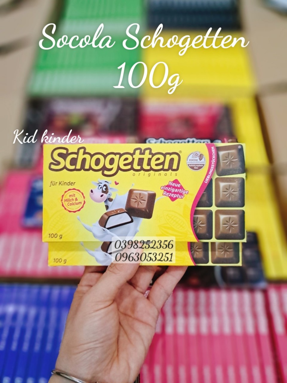 Socola Schogetten For Kids Kinder With Milk 100g leetrinh