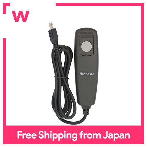 Ninolite RM-VPR1 tương thích màn trập từ xa nhẹ và kích thước nhỏ gọn với điều khiển bóng đèn và chức năng khóa AF Tương thích với máy ảnh Sony α9 α7riii α 7sii, v. v. Điều khiển từ xa