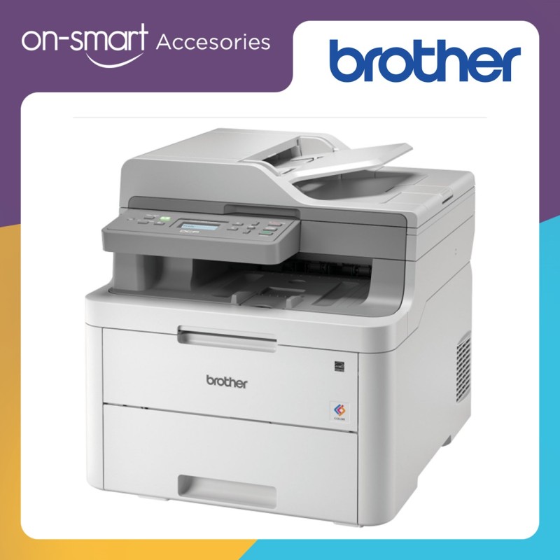 【Next Day Delivery】Brother DCP-L3551CDW Wireless Colour LED 3-in-One, Duplex Mobile Print ADF | Printer Scanner Copy Singapore