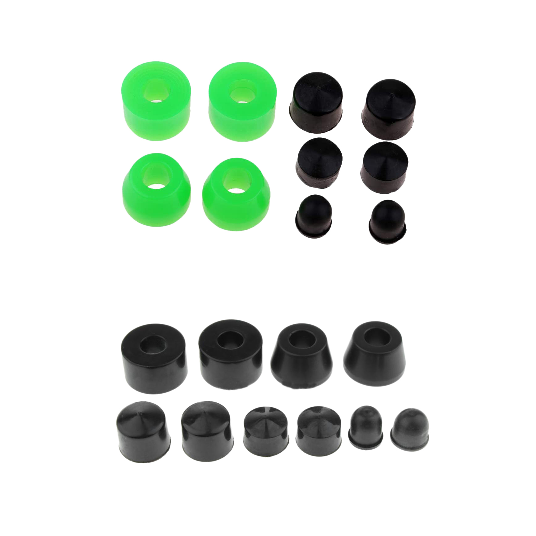 10Pcs Longboard Skateboard Bushings Conical Cylinder Bushing Pivot Cups Set Accessories for Longboar