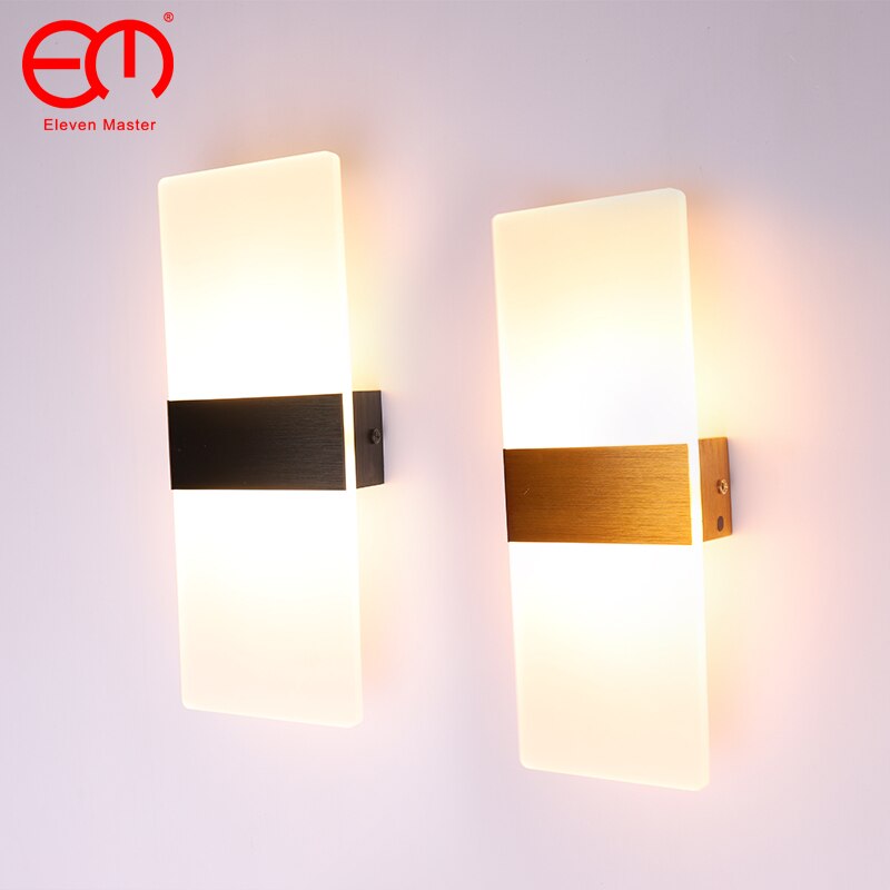 Đèn LED Tường 220V 110V đèn đầu giường phòng ngủ phòng khách ban công lối đi hành lang Đèn tường Đèn treo tường gắn tường
