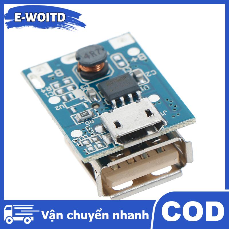 E-WOITD 5V ngân hàng điện sạc Tấm mạch tăng Board Lithium Battery Charger Board