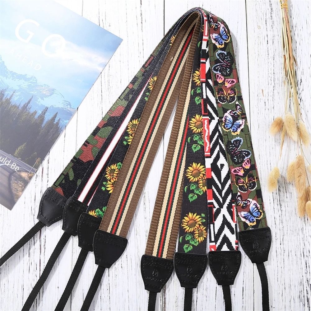 Julelly máy ảnh bền phụ kiện Retro D máy ảnh SLR phong cách dân tộc máy ảnh SLR đai đeo máy ảnh Dây đeo vai máy ảnh Dây đeo máy ảnh ban nhạc dây đeo cổ máy ảnh
