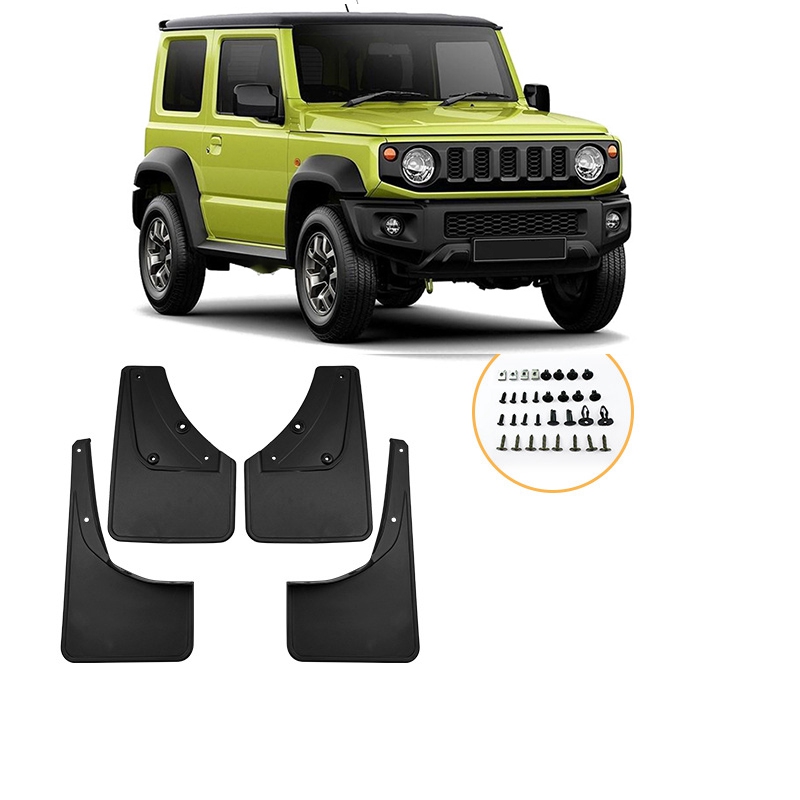 [lorraine]Car Mud Flaps for Jimny 2019-2023 Mudguards Mud Guard Flap Splash Flaps Parts Black