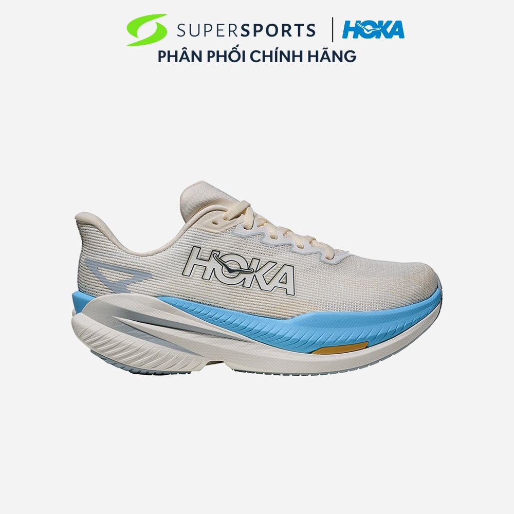 Giày Chạy Bộ Nữ HOKA Mach X 3 Wide - Xám - 1168872-WBS