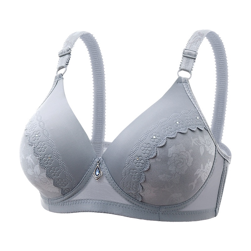 Áo Ngực Bra nữ Không Gọng Nâng Ngực Bigsize Đại thoải máy thông khí áo Lót ren sexy chất cotton cao cấp chống chảy xệ cho nữ và Mẹ