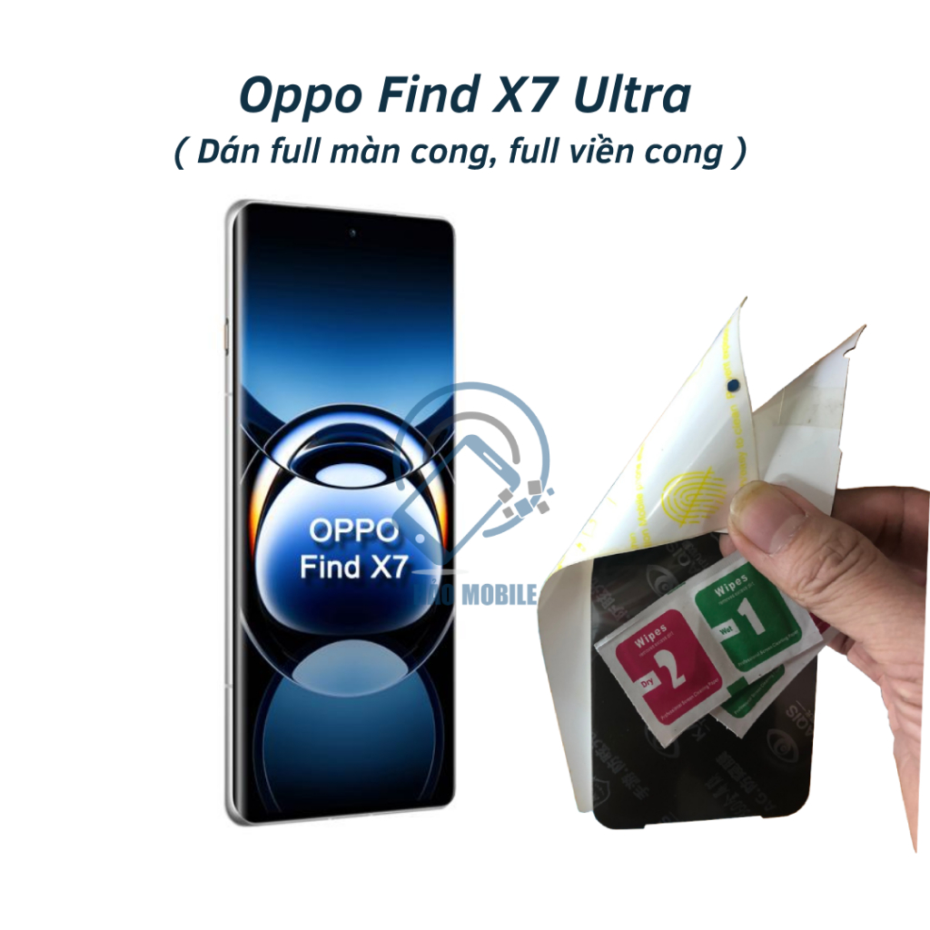 Miếng dán PPF cho Oppo Find X7 Ultra dán full màn cong