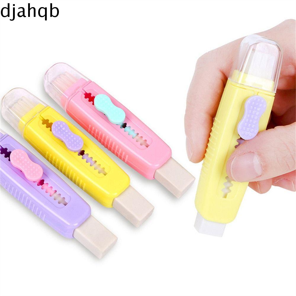 DJAHQB Phụ kiện văn phòng Văn phòng phẩm Trẻ em Sáng Tạo Viết Dành cho trẻ em Tẩy bút chì Cục tẩy studnet Cục tẩy Kéo Đẩy Bàn chải mềm