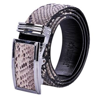 Dây nịt nam da trăn Huy Hoàng 4P màu da nguyên thủy HP4311