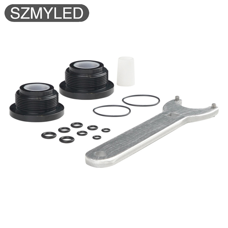 Front Mount Hydraulic Steering Cylinder Seal Kit With Pin Wrench Compatible With HS5157 HC5341 HC5342 HC5344 HC5345