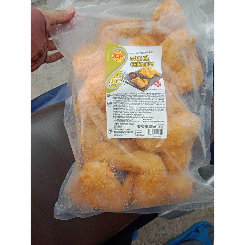 Cánh Gà Chiên CP 1,5kg 10 cái Giòn Ngon (giao tphcm)