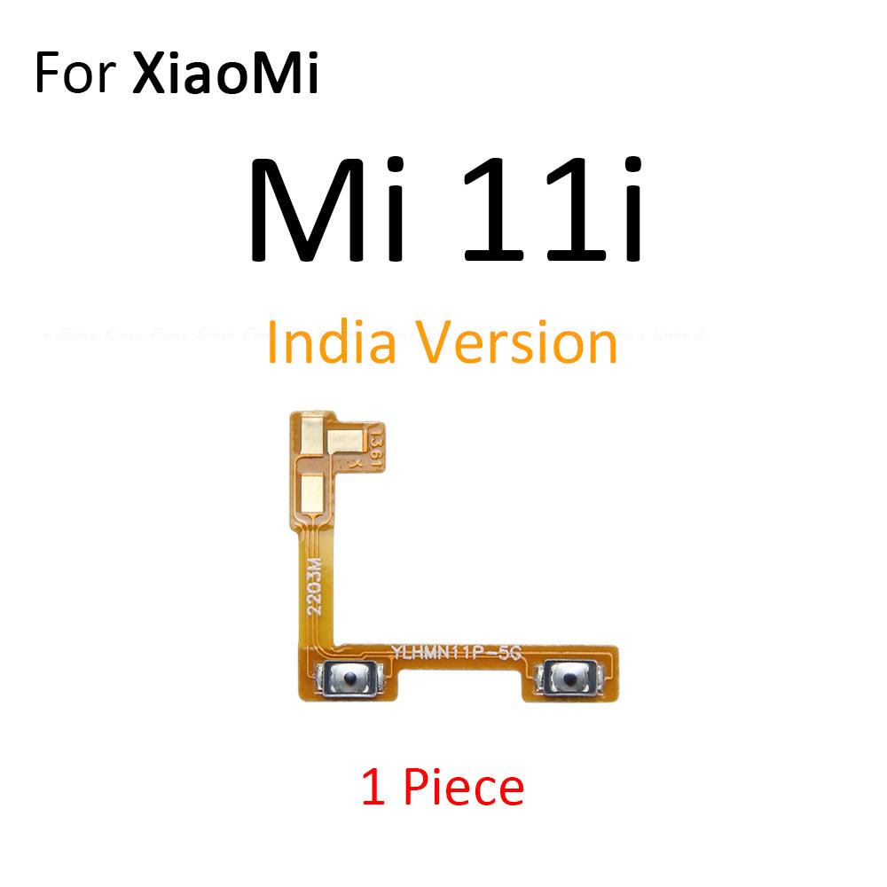 Chuyển nguồn nút nguồn Băng cáp Uốn cho Xiaomi mi 11 11i 11t 11X Pro Lite siêu 5g NE toàn cầu câm im