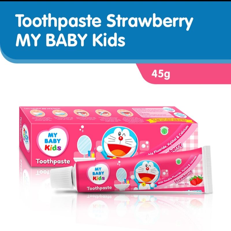My Baby Kids Toothpaste odol Pasta Gigi Anak Tooth paste | hahal Straberry jeruk 45 gram my baby Odol anak Odol my baby