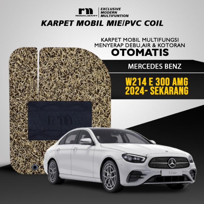 ROYAL MART KARPET MOBIL MIE PREMIUM MERCEDES BENZ W214 E 300 AMG 2024 - SEKARANG FULL SET BERGARANSI Harga 800,000 rupiah*Gratis Ongkir