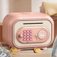 YOUSHI TOP Khóa mật khẩu Hộp An toàn ngân hàng Vân tay Hộp đựng tiền Hộp tiết kiệm ATM Tiền kỹ thuật số Mini An toàn Hộp đựng tiền trẻ em Trang trí nhà cửa