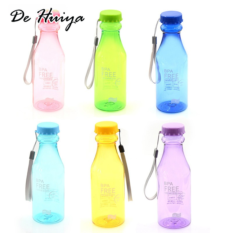 DEHUIYA Chitengyefine 500มิลลิลิตร BPA ฟรีขวดน้ำแบบพกพากาต้มน้ำพลาสติกรั่วหลักฐาน ราคา 23 บาท*ส่งฟรี