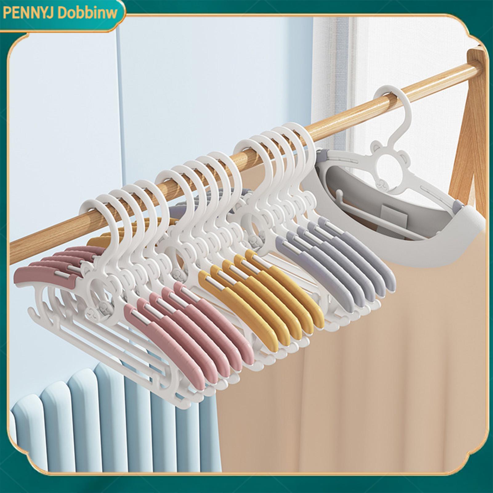 PENNYJ Space-saving Newborn Hanger Children Hanger 10 Pcs Baby Clothes Hanger Set Space-saving Non-slip Infant Pant Hangers for Newborn Wardrobe Organization Giá  139,319 Đồng*Miễn phí vận chuyển