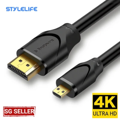 Mindpure Original Micro hdmi-compatible to hdmi-compatible 2.0 Cable 3D 4K Adapter for Tablet HDTV PC 1M 1.5M 2M 3M