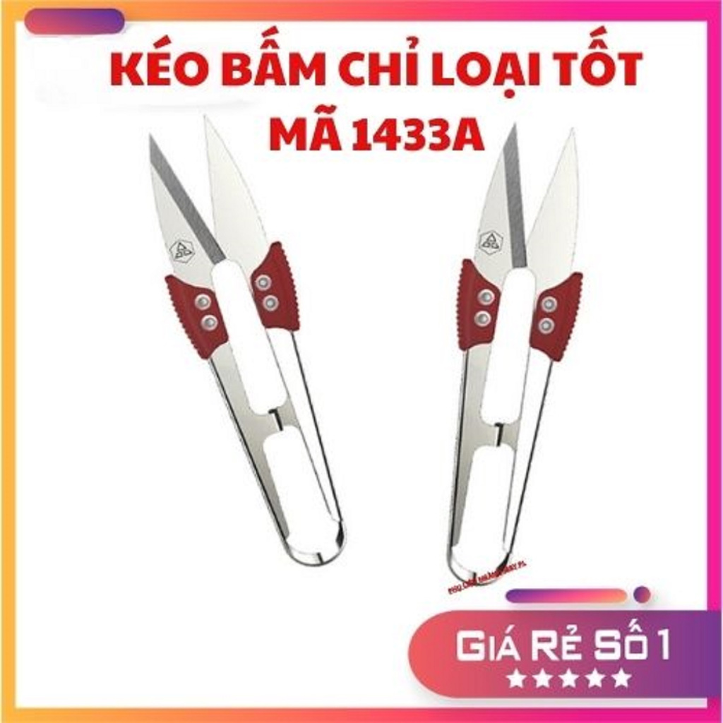 Kéo bấm chỉ, kéo cắt chỉ Pin 1433A - Kéo bấm chỉ cao cấp sắc bền, không rỉ
