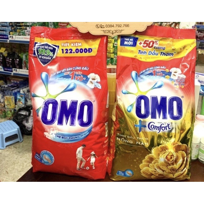 Bột Giặt Tay Omo 6kg/ 5.5kg Hương Comfort