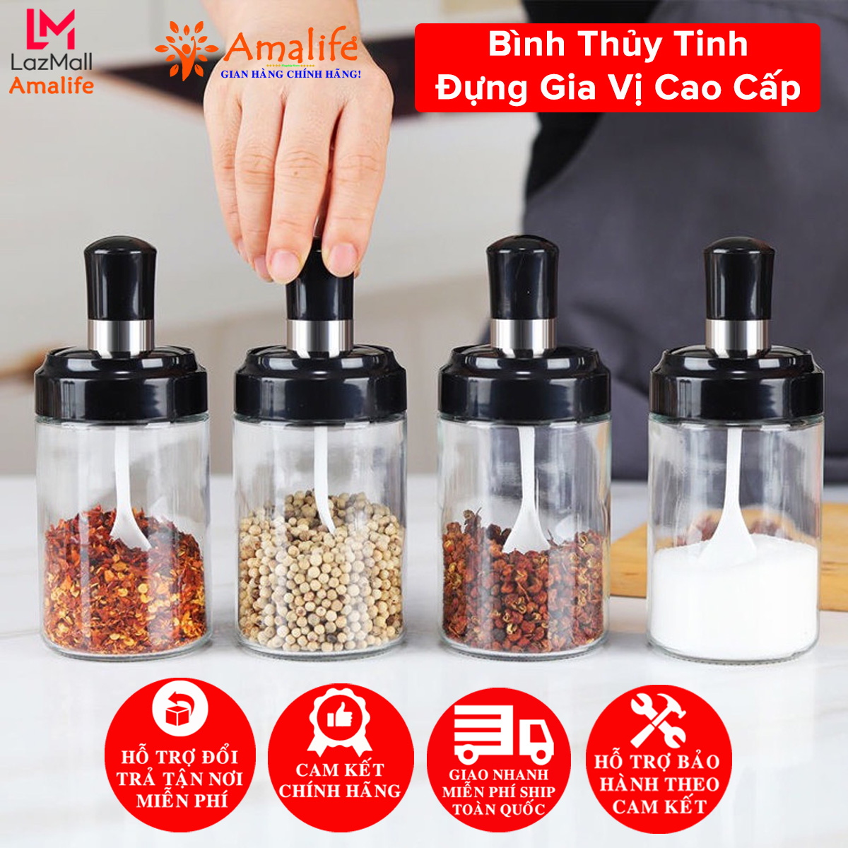 Lọ Đựng Gia Vị - Bình Đựng Gia Vị