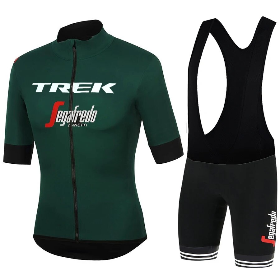 1 Trek đồng phục đạp xe cho xe đạp chu kỳ Jersey xuân hè tricuta người đàn ông quần áo thể thao trang Phục Nam Xe Đạp MTB nam BIB 2024 Bộ