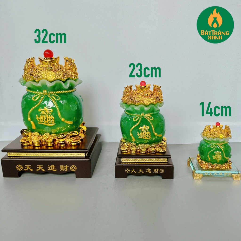 [4 MÀU] Túi Vàng Kim Bảo Phong Thủy - Túi Tiền Tài Lộc - Túi Vàng Phong Thuỷ Ban Thần Tài