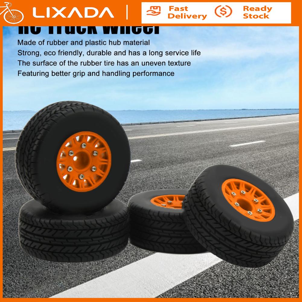 Xe điều khiển từ xa bánh xe RC Xe Đua Đường Ngắn Lốp xe nhựa HUB cho thay thế