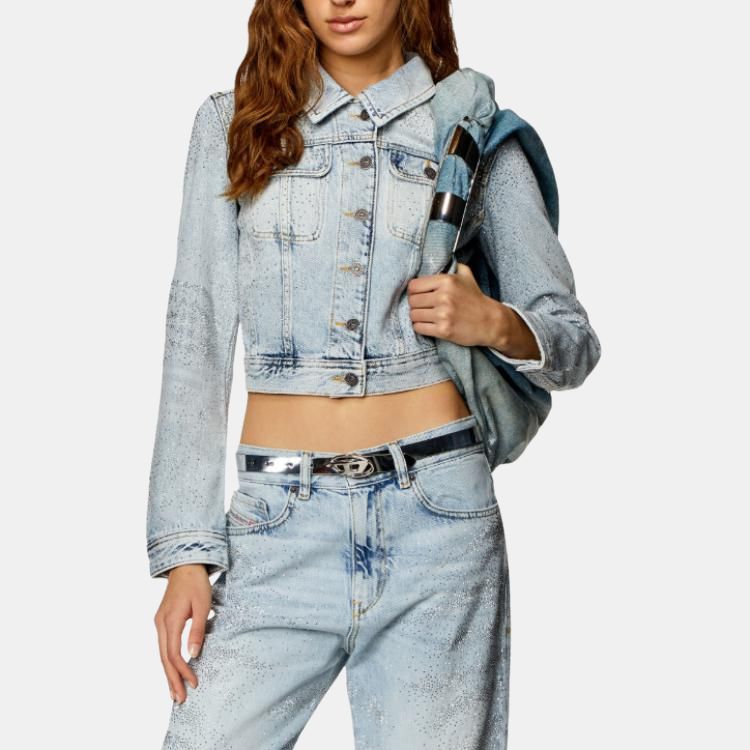 เสื้อแจ็คเก็ต เสื้อคลุมสตรี Diesel & โค้ท ผู้หญิง สีฟ้า A1310609I8-601 ราคา 33,466 บาท*ส่งฟรี