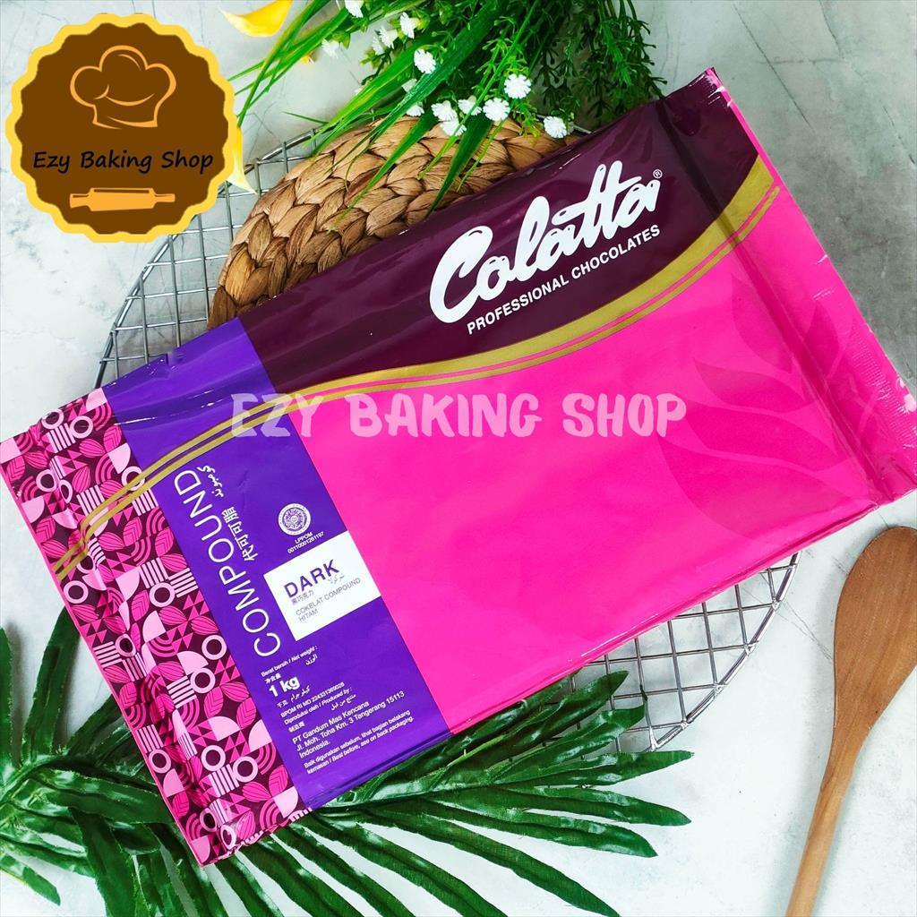 Colatta Dark Coklat 1kg - Collata Compound Chocolate