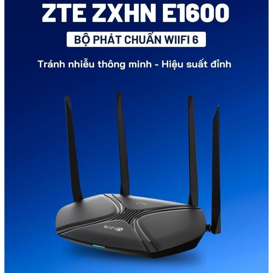 Bộ phát wifi Router wifi ZTE E2615 / E2603 / E1600 zxhn E2603wifi 6có meshax1800 wifi dual band ( Qu