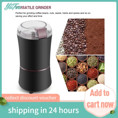 Yiitoo【Hot SALE】400W Electric Coffee Mill Grinder Beans Spices Nuts Grinding Machine with Stainless Steel Blade