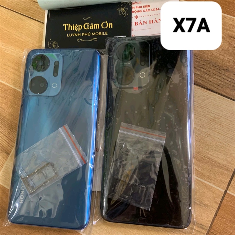 Vỏ honor X7A có khay sim khung sườn
