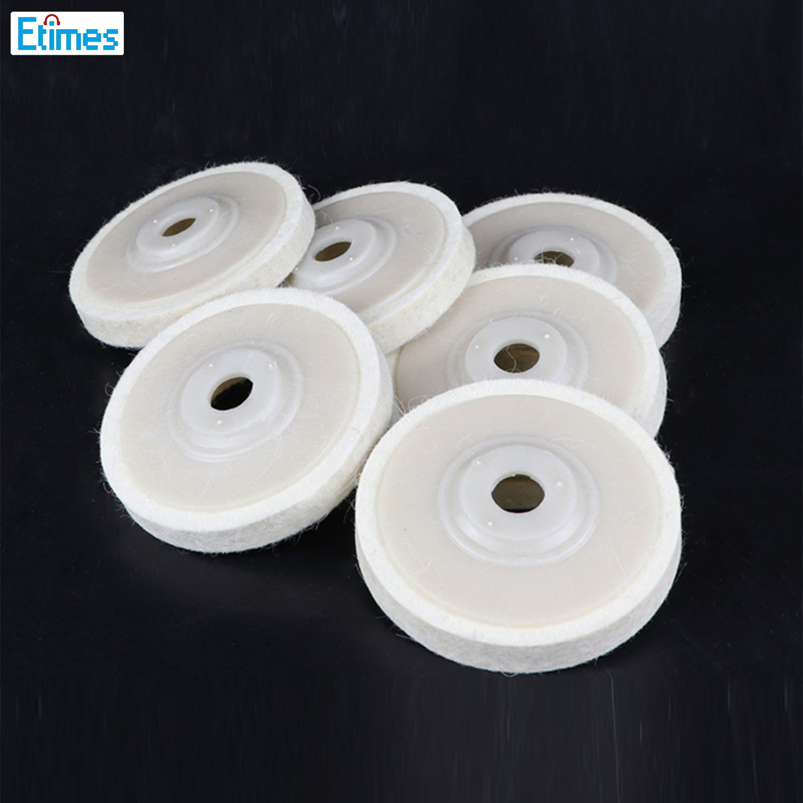 Etimes đánh bóng dạ nỉ bánh xe đĩa vòi rửa mạnh Phớt đánh bóng cho kim loại đá cẩm thạch đánh bóng