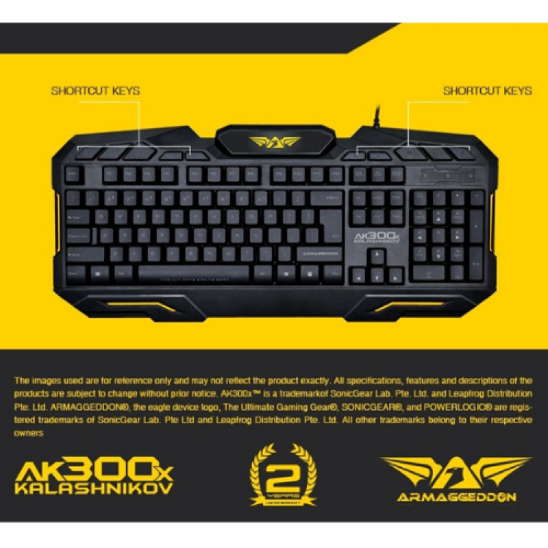 Armaggeddon AK-300X Gaming Keyboard Singapore