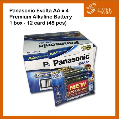 1 box (48pcs) Panasonic Evolta AA (2A)x4 Premium Alkaline Battery