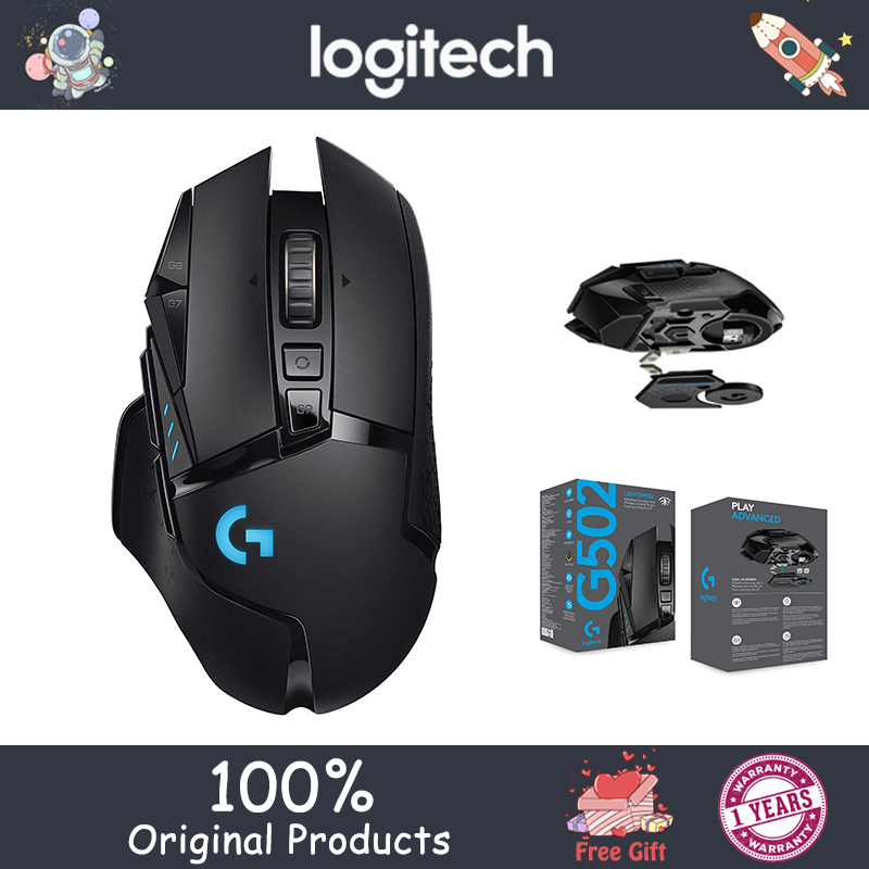 Logitech Mouse G502 E-Sports Games One-Click Pressure Gun Eating Chicken  LOL Watch Fortress Provides Macro Software Parts