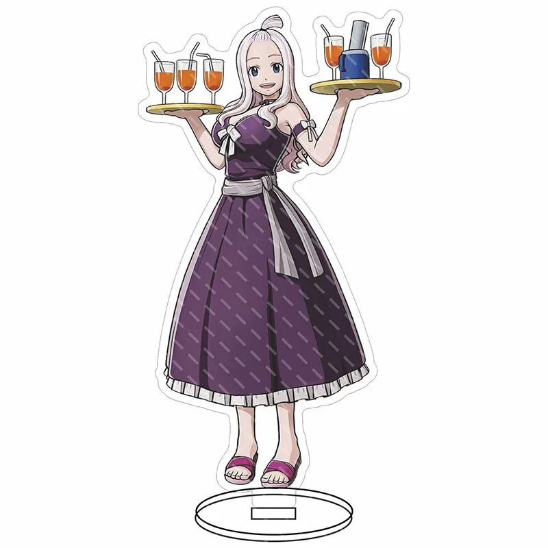 Mô hình Standee Anime Fairy Tail Cosplay Acrylic Happy Lucy Natsu Gray Phụ kiện trang trí để bàn góc