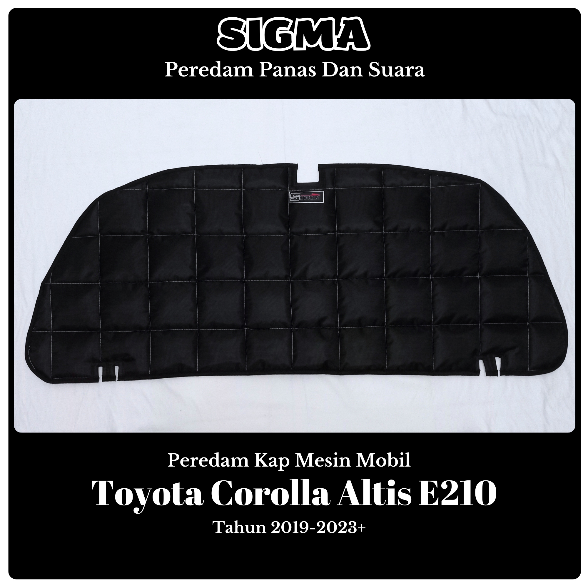 Peredam Panas Dan Suara Kap Mesin Mobil Toyota Corolla Altis E210 Tahun 2019 2020 2021 2022 2023+ Harga 450,000 rupiah*Gratis Ongkir