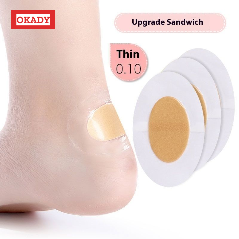 Anti-Wear Artifact Heel Grips Foot Wear Bandage High Heels Anti-Wear Paste Transparent Invisible Waterproof Bubble Stickers ราคา 10 บาท*ส่งฟรี