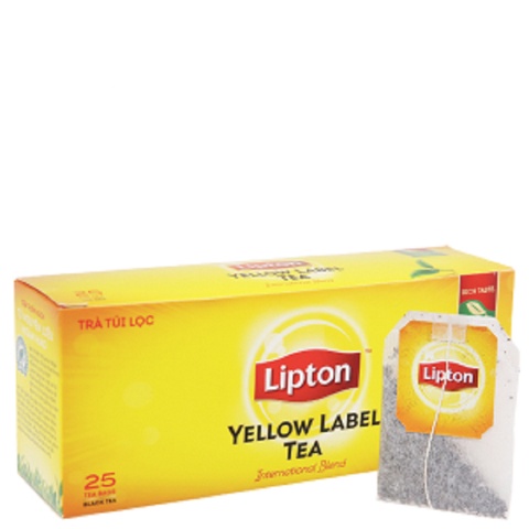 Tra túi lọc lip ton nhãn vàng hộp 25 gói x 2g