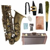 Antique Copper Plated Alto Saxophone - Professional Instrument