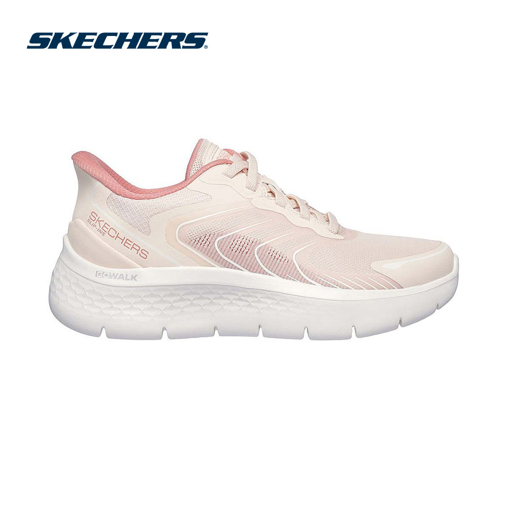 Giày Thể Thao Nữ Skechers Slip-ins GOwalk Flex Farrah Đi Bộ - 125509-BGE Air-Cooled Memory Foam
