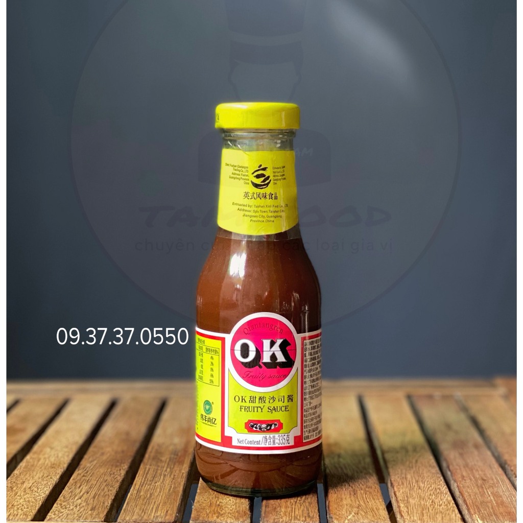 Sốt Trái Cây OK / OK Fruity Sauce Colman's,335g