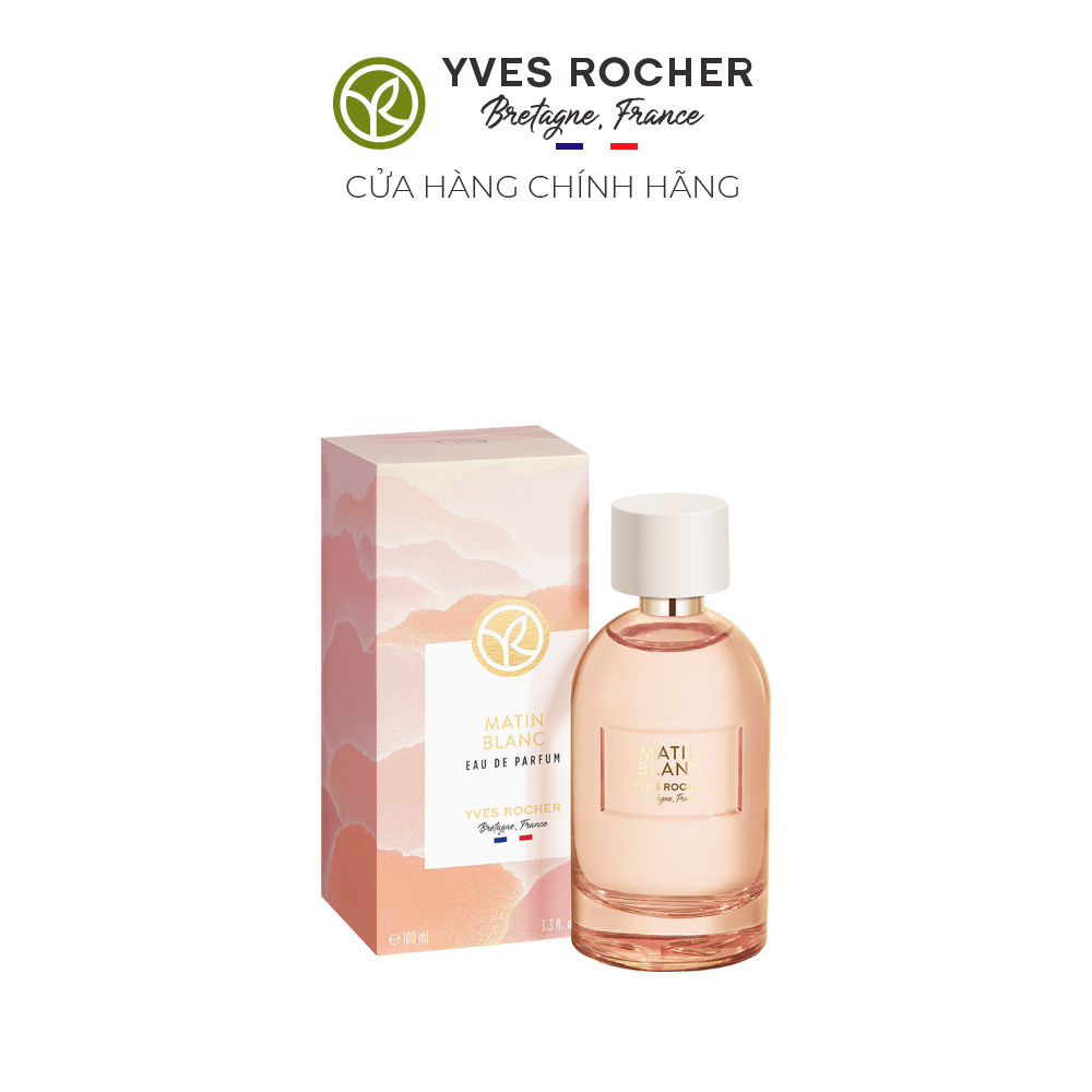 Nước hoa pleines natures eau de parfum matin blanc spray bottle 100ml