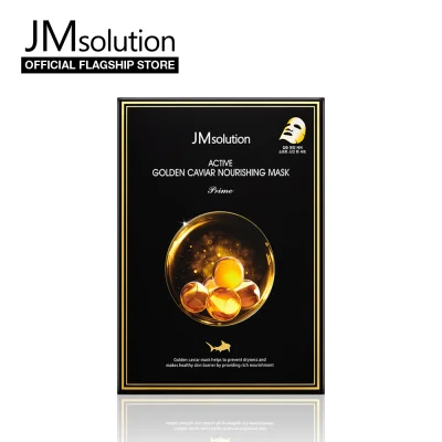 JMsolution Active Golden Caviar Nourishing Mask 30ml (10pcs) - Korean Facial Mask